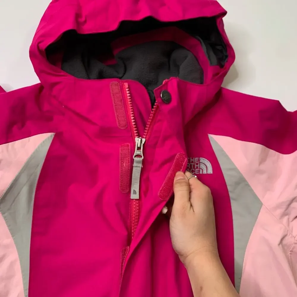 The North Face Jacket Girls Small Kira Triclimate Hyvent Snowboarding Ski Hooded